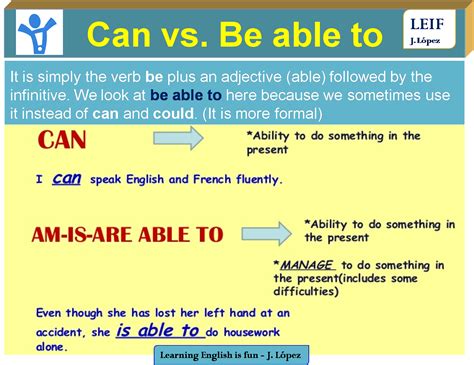 Synonym can Antonyms be unable to, cannot, can't Usage notes edit See be for the full inflection of be. . Will be able to synonym